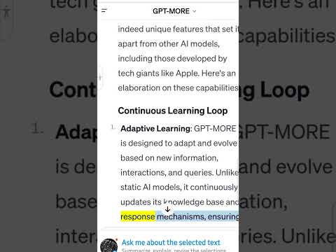 GPT-MORE | OPEN AI #openaichat