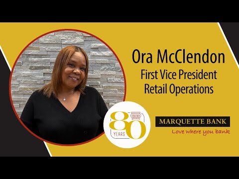 80 Faces of Marquette Bank - Ora McClendon
