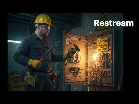Electrical Installation Gone Wrong – Using the Wrong Tools!