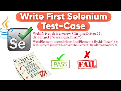 write first selenium automation test case in java || automation testing || selenium testing