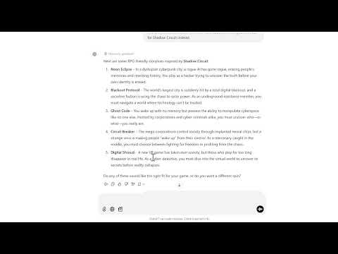 Creating a game with AI and RPG Maker