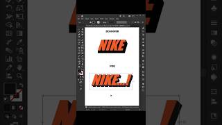 How to create a text drop shadow in Adobe Illustrator #shorts #short #design