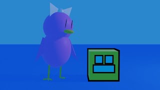 Chiki Enters Geometry Dash (3D Animation)