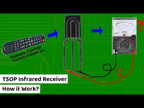 TSOP Working Principles | How does the TSOP react when Remote Control is pressed?
