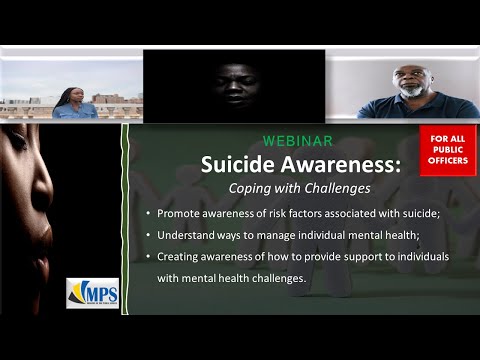 Webinar | Suicide Awareness: Coping with Challenges
