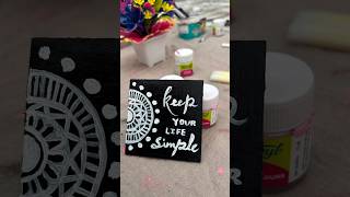 #mandalaart #mandala #painting #white444#black #acrylic painting #mandaladrawing #mandaladesign