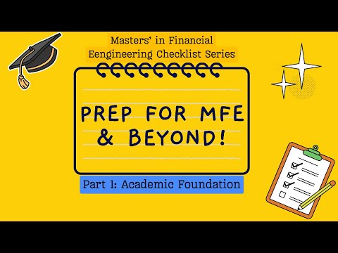 Pre-Arrival Prep for MFE- Academic Foundation (Episode 1)