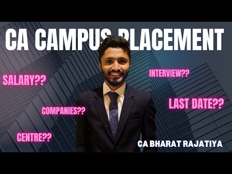 All about CA Campus Placement | My Experience | Salary of CA in Campus