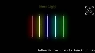 Create Pure CSS3 Neon Lights Effects - Tutorial For Beginners By @BKTutorial