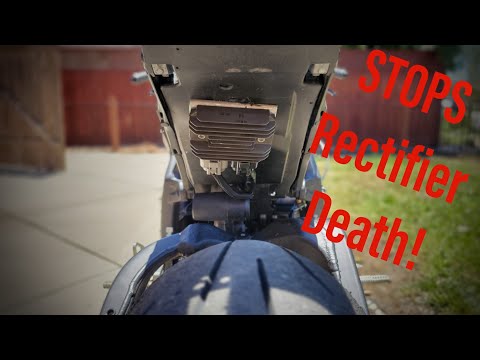 How To: Rectifier Relocation ZX6R