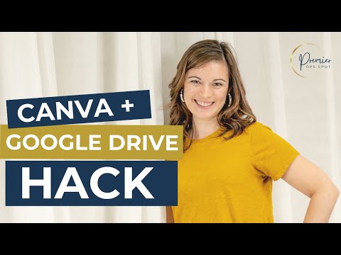 Access photos in your Google drive faster with this Canva & Google Drive Hack!