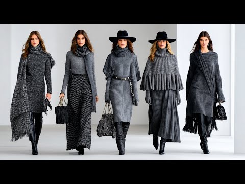 Ralph Lauren Fall/Winter 2025/2026 | Steel Grey Clean Runway Minimalism for Women Over 50