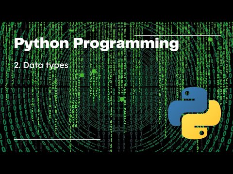 Getting started with Python: Data Types