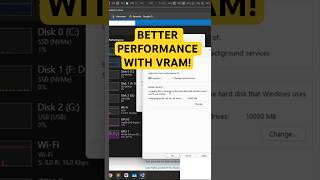 Adding Virtual Memory (RAM) on Windows to boost performance and why it matters #windows #shorts