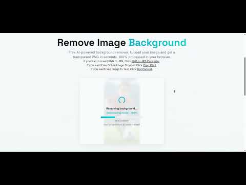 Free AI-powered background remover