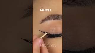 OMG 😱 eyeliner hack 😲#viralhacks #shortvideo #youtubeshorts #shortsfeed #shorts