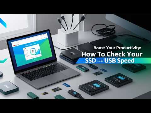 Check the speed of usb and ssd | How to check the speed of usb