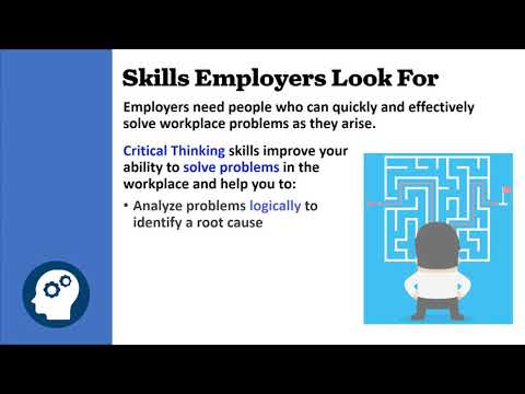 Career Readiness Skills - Critical Thinking