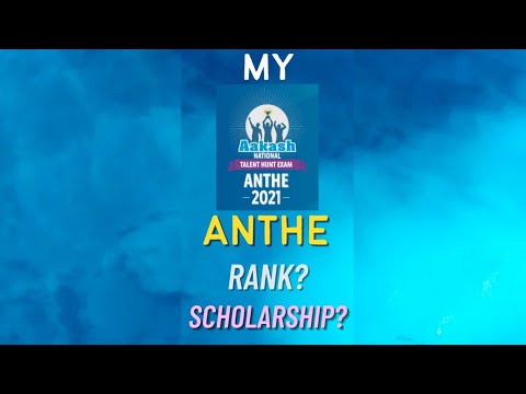 My Aakash ANTHE Rank& Scholarship|Honest Details|Exam Review|Ayan|#shorts #aakash #byjus #ANTHE