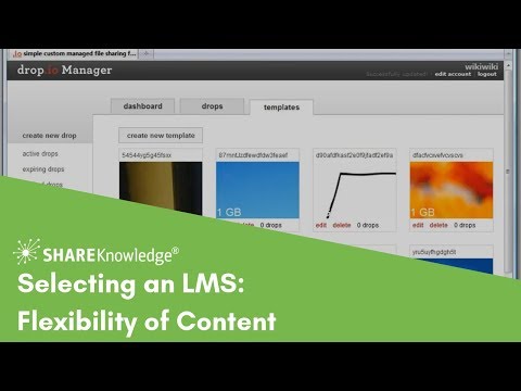 Selecting an LMS: Flexibility of Content