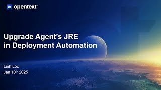 Upgrade Agent’s JRE in Deployment Automation