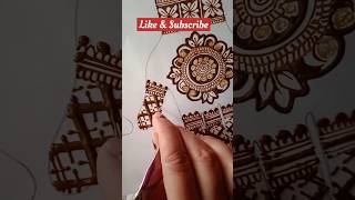 Very easy simple front and back hand mehndi design
