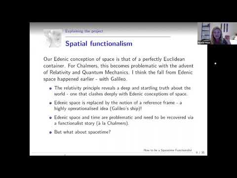 Eleanor Knox - "How to be a Spacetime Functionalist"