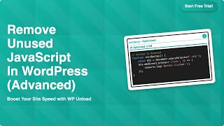 How to Remove Unused JS in WordPress using WP Unload!