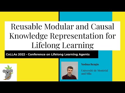 Modular & Causal Knowledge Representation for Lifelong Learning - Yoshua Bengio - CoLLAs 2022
