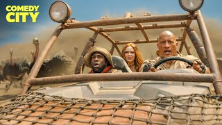 Ostrich Stampede Scene | Jumanji: The Next Level (Kevin Hart, Dwayne "The Rock" Johnson)