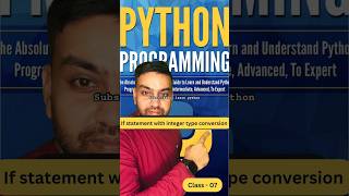 🔴 Class 6 - String to Integer conversion in python #learnpython #learnpythoninhindi