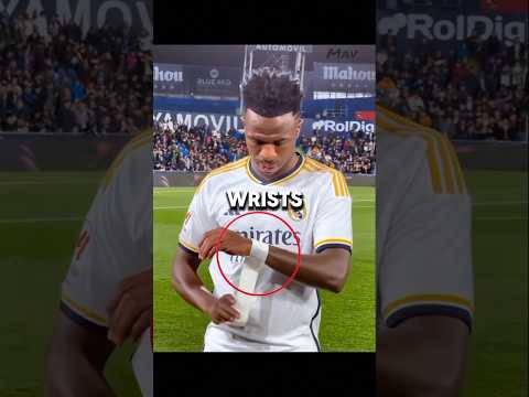 Why Footballers Tape Their Wrists 😲 #FootballFacts #soccersecrets #football
