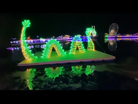 ADVENTURE PARK MELBOURNE || CHRISMAS LIGHTINGS || DRAGON LIGHTS AND SANTA