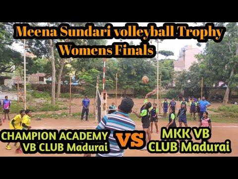 WOMENS FINAL THRILLING MATCH Meena Sundari Volleyball Trophy Madurai...