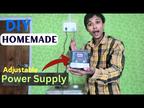 DIY Homemade Adjustable Power Supply | Linear PUS | in Hindi