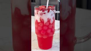 Pink drink at home💕🥥#pinkdrink#pinkdrinkathome#starbucks#pinkdrinkrecipe#drinks#refresher #Recipe