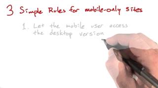 Rules for Mobile Only - Mobile Web Development