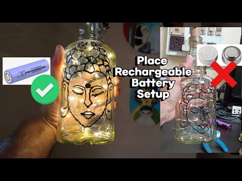 How to replace normal Battery Setup with Rechargeable Battery | Lithium Battery Setup with BMS