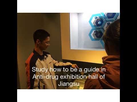 Study how to be a guide in Anti-drug exihibtion