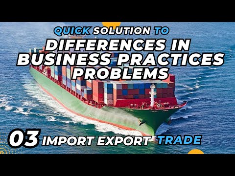 Differences In Business Practices PROBLEMS 10| Developing Standardized Procedures 03| INTER TRADE
