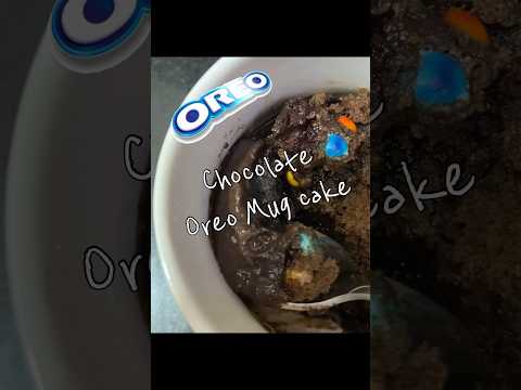 1-minute Chocolate Oreo Mug Cake                           #shorts #viral #trending #ytshorts