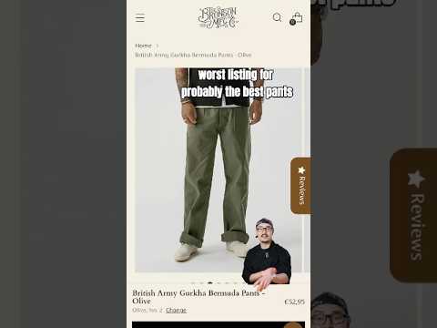Worst pictures for the best pants