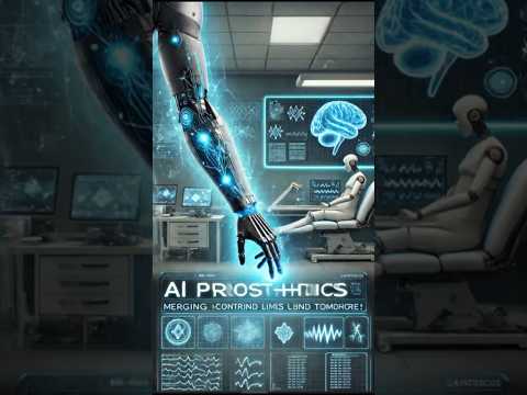 AI Prosthetics The Mind Controlled Limbs of Tomorrow! AIProsthetics #NeuralTech #trending  #shorts