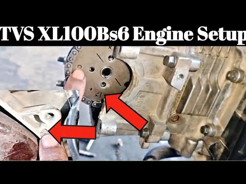 TVS XL 100 Full Engine Fitting | टि वी यस XL 100 फुल इंजन फिटिंग @SAJIRBIKEGURU