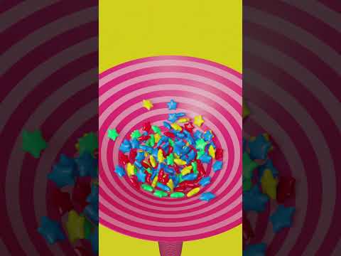 Into The Funnel Colourful Stars Go ⭐️ #blender3danimation  #blender3d