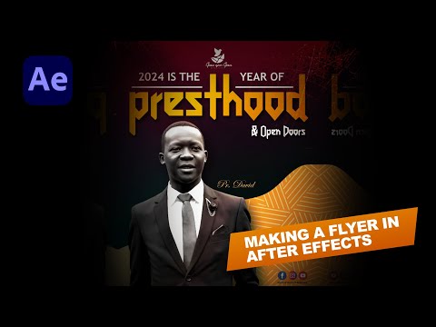 HOW TO MAKE A FLYER IN AFTER EFFECTS / THE EFFECTS GUY