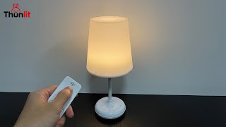 Thunlit Bedside Study Lamp | 10-gear Brightness + Timing Function + Touch Control + Remote Control