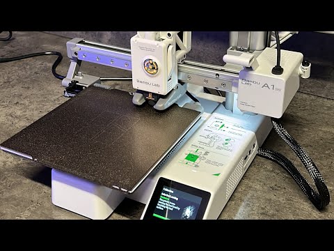 Bambu Lab A1 mini unboxing / setup and testing