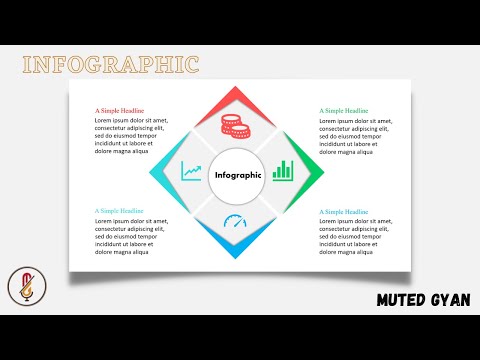 4-Step Infographic Presentation Template Design on PowerPoint I 2023