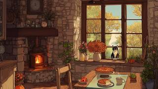 A Warm Cozy Cottage Room 🔥 | Vintage Oldies & Fireplace